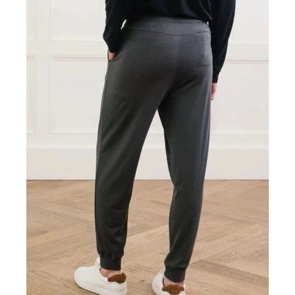 Cozy Earth Men’s Large Ultra Soft Bamboo Charcoal Gray Jogger Pants Cozy Comfort - Picture 2 of 10